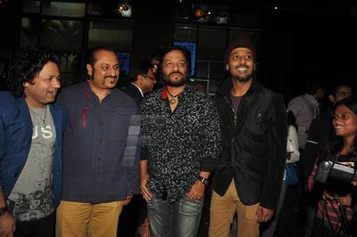 Stars of the film 'BAAT BANN GAYI' at its music launch at HARD ROCK CAFE