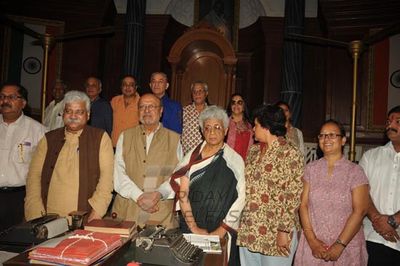 Launch of TV Series SAMVIDHAAN on the making of the Indian Constitution