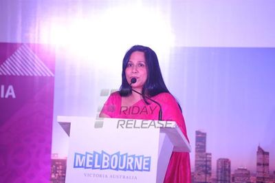 Bollywood Celebrities at press release of The Indian Film Festival of Melbourne