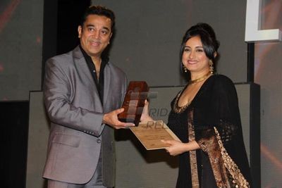 Kamal Haasan, Kangana Ranaut, Manoj Kumar at the 4th Jagran Film Festival Closing Ceremony