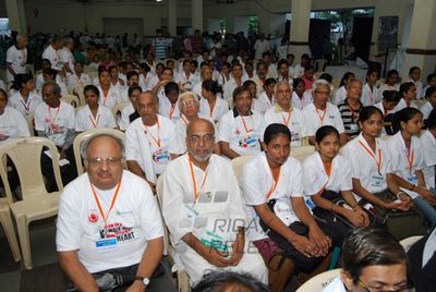 Arjun Rampal and Rahul Roy at The Walkathon 2013