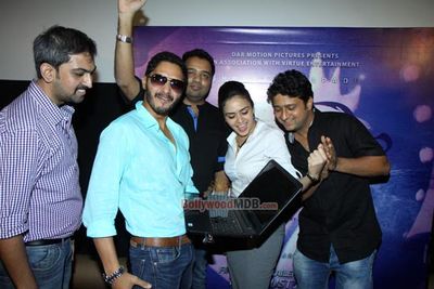 Shreyas Talpade and Amruta Khanvilkar at Marathi superhero film 'BAJI' trailer launch