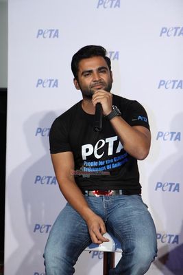 Sachiin Joshi unveils his latest PETA campaign titled VEGETARIAN