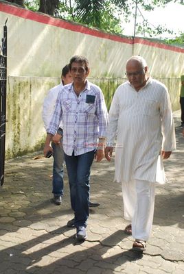 Film & TV industry celebs at funeral of veteran actor Dharmesh Tiwari