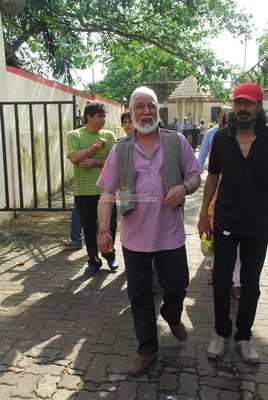 Film & TV industry celebs at funeral of veteran actor Dharmesh Tiwari