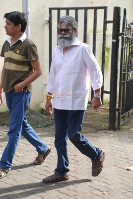 Film & TV industry celebs at funeral of veteran actor Dharmesh Tiwari