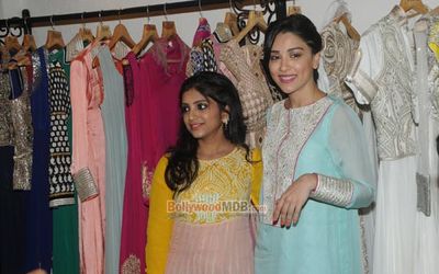 Bollywood beauties and designers at the store launch of Hue's Winter Festive 2014 Collection