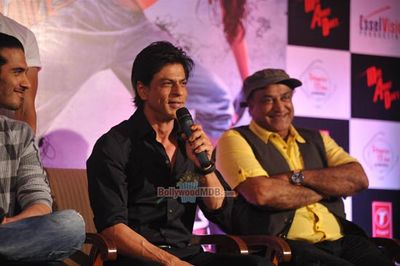 Shah Rukh Khan with Saahil Prem and Amrit Maghera at launch of application- The Mad Wall of Dreams