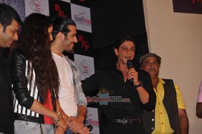 Shah Rukh Khan with Saahil Prem and Amrit Maghera at launch of application- The Mad Wall of Dreams