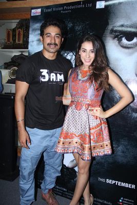 Rannvijay Singha and Anindita Nayar at the trailer launch of film '3AM'