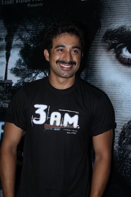 Rannvijay Singha and Anindita Nayar at the trailer launch of film '3AM'