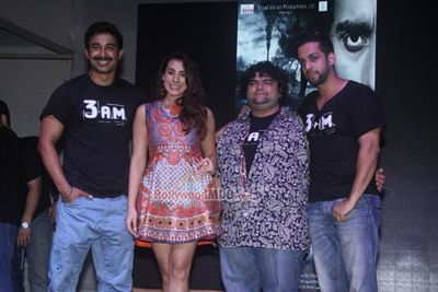Rannvijay Singha and Anindita Nayar at the trailer launch of film '3AM'