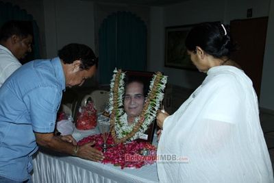 Bollywood Celebs at the prayer meet of late actor Dharmesh Tiwari