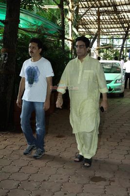 Bollywood Celebs at the prayer meet of late actor Dharmesh Tiwari