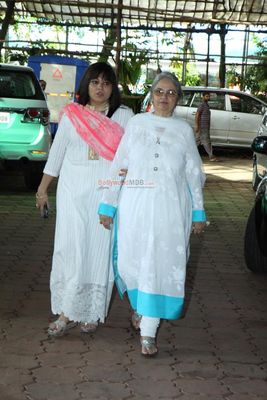 Bollywood Celebs at the prayer meet of late actor Dharmesh Tiwari