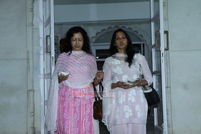 Bollywood Celebs at the prayer meet of late actor Dharmesh Tiwari