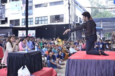 Bipasha Basu promotes film 'CREATURE' at Mithibai College Festival