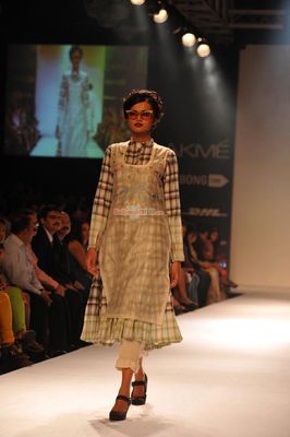 Indian Models walk the ramp at Lakme Fashion Week Winter Festive 2014