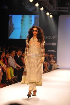 Indian Models walk the ramp at Lakme Fashion Week Winter Festive 2014