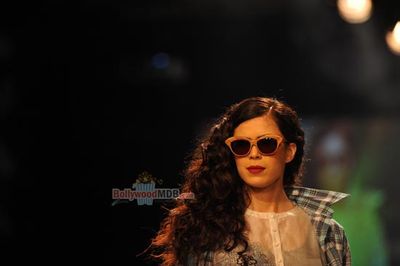Indian Models walk the ramp at Lakme Fashion Week Winter Festive 2014