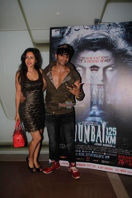 Vedita Pratap Singh & Karanvir Bohra at 3D trailer and music launch of film 'Mumbai 125 KM'