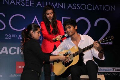 Huma Qureshi, Amole Gupte and Imtiaz Ali at Jamnabai Narsee School's Inter School Festival