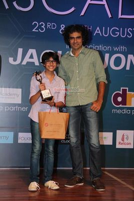 Huma Qureshi, Amole Gupte and Imtiaz Ali at Jamnabai Narsee School's Inter School Festival