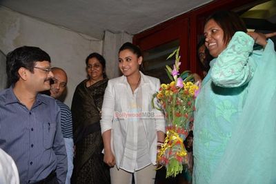 Rani Mukherjee at special screening of film 'MARDAANI' with Maharashtra CM Prithviraj Chavan