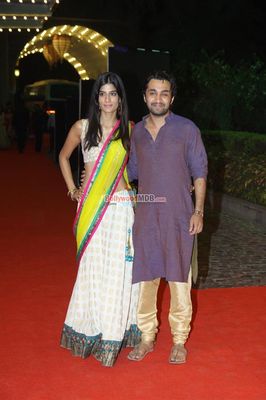 Bolly Celebs at Ahana Deol & Vaibhav Vohra's Sangeet Ceremony