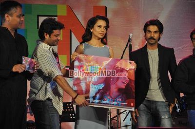 Kangna Ranaut & Lisa Haydon at film 'QUEEN' music launch