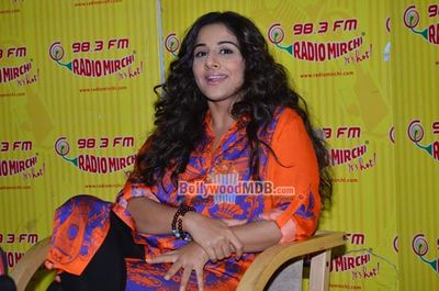Vidya Balan promotes 'SHAADI KE SIDE EFFECTS' at Radio Mirchi FM Studios