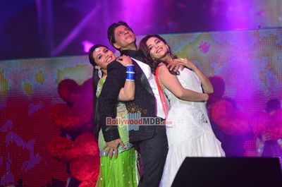 Shah Rukh Khan, Madhuri Dixit, Yo Yo Honey Singh perform at Temptation Reloaded 2014 concert