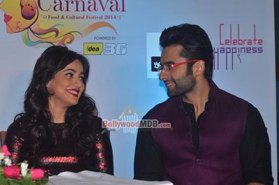 Neha Sharma & Jackky Bhagnani at the announcement of Goa Carnival 2014