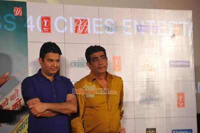 Amitabh Bachahan, Parth Bhalerao and actress Usha Jadhav at film 'Bhootnath Returns' trailer launch