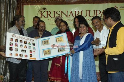 B-Town personalities at the launch of Ruupa Raman\'s devotional music album \'Krisnaruupa\'