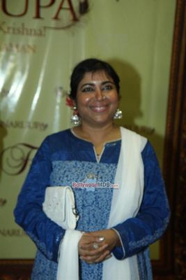 B-Town personalities at the launch of Ruupa Raman's devotional music album 'Krisnaruupa'