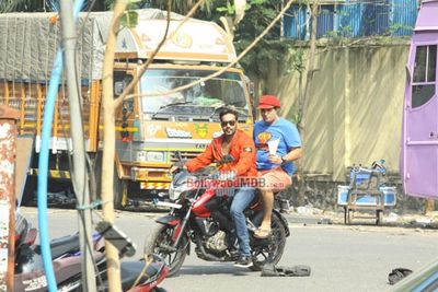 Ajay Devgn, Sonu Sood & Kunaal Roy Kapur snapped shooting for 'ACTION JACKSON'