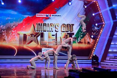 Malaika Arora Khan, Karan Johar, Kiron Kher at the launch of 'India's Got Talent new season'