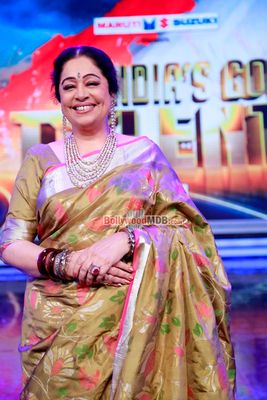 Malaika Arora Khan, Karan Johar, Kiron Kher at the launch of 'India's Got Talent new season'