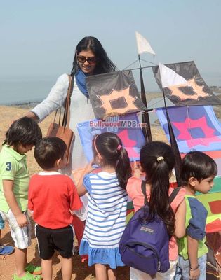 Nandita Das at the 26th International Kite Festival