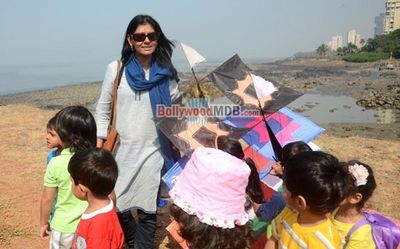 Nandita Das at the 26th International Kite Festival