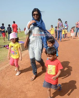 Nandita Das at the 26th International Kite Festival