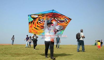 Nandita Das at the 26th International Kite Festival