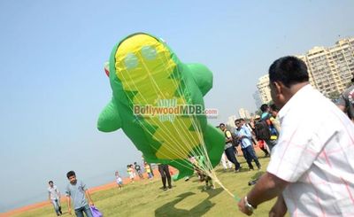 Nandita Das at the 26th International Kite Festival