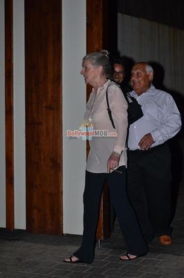 Celebs and family members at Farhan Akhtar's birthday party