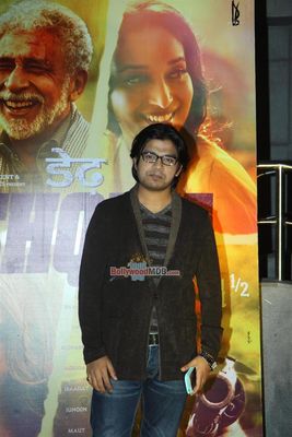 Madhuri Dixit, Huma Qureshi, Arshad Warsi at film 'DEDH ISHQIYA' premiere