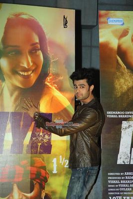 Madhuri Dixit, Huma Qureshi, Arshad Warsi at film 'DEDH ISHQIYA' premiere
