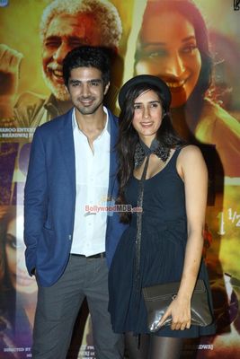 Madhuri Dixit, Huma Qureshi, Arshad Warsi at film 'DEDH ISHQIYA' premiere