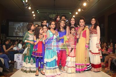 B-Town celebs walking the ramp on Day 2nd of India Kids Fashion Week 2014