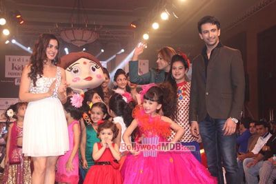 B-Town celebs walking the ramp on Day 2nd of India Kids Fashion Week 2014